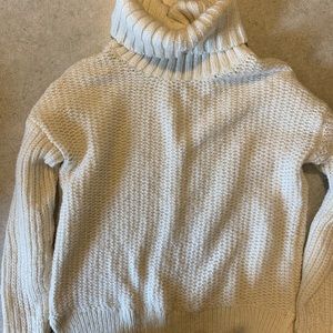 Wool blend cream sweater